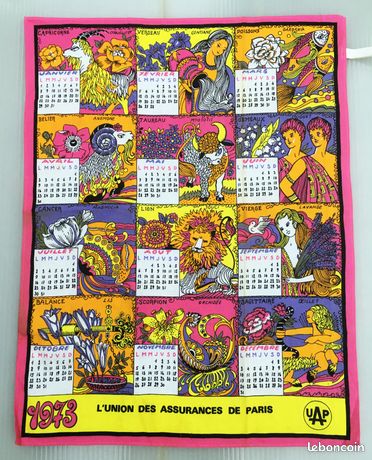 Torchon Calendrier Hansi 2026 - Tradition et charme alsacien