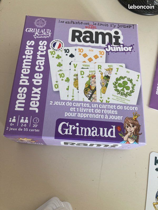 Rami Junior Grimaud – Jeu de cartes enfant – NEUF - Jeux & Jouets