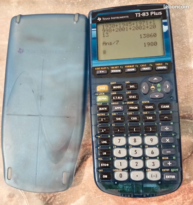 Texas Instruments TI-83 - Calculatrice Graphique Lycée - Occasion Fonctionnelle Avec Lot