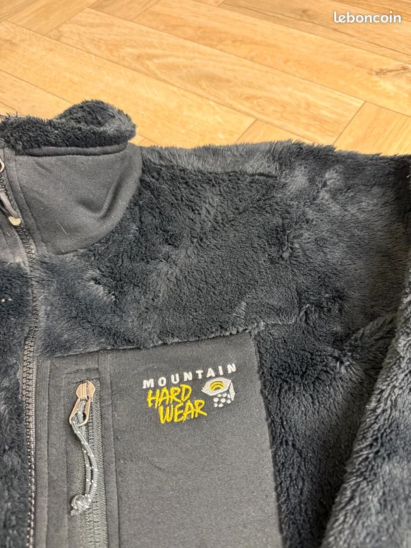 Veste Polaire Mountain Hardwear Monkey Noire Taille S Outdoor Rando Techwear Y2K Gorpcore #3256 (image 2)