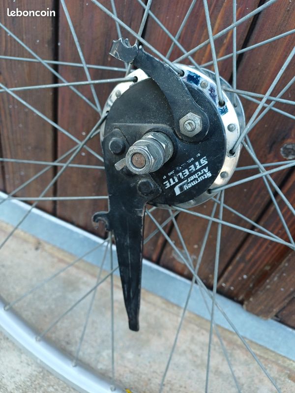 Moyeu Avant Frein à Tambour – 36 Trous, 100 Mm, Pour Vélo Vintage Sturmey Archer