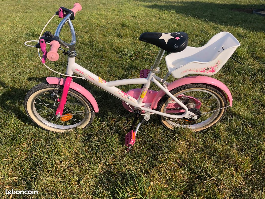 Vélo Btwin princesse 16 pouces décathlon ans XS Liloo - Main Image