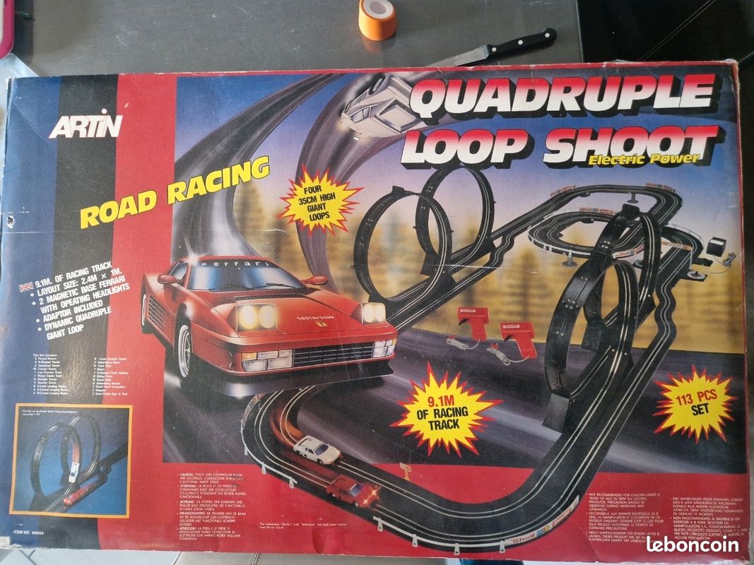 Circuit De Voiture électrique Artin – Complet – 3,19m X 1,62m