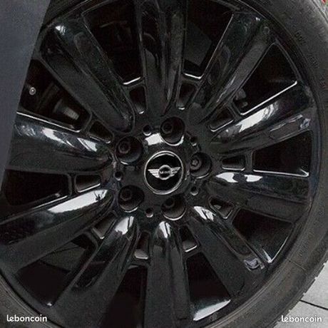 4 Cache-moyeux Roue 54 Mm Pour Mini Cooper S/JCW - Décoration Avec Logo S Rouge, Compatible R53 R56 F56 F60