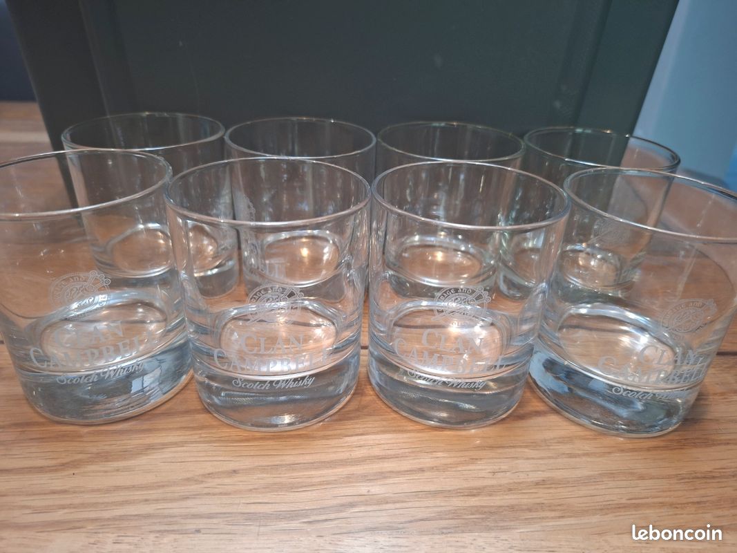8 verres clan campbell (image 1)