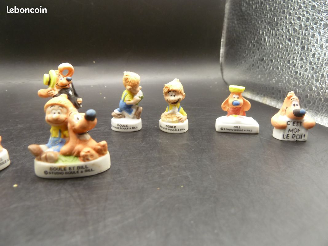 Lot de 9 feves boule et bill mates - ref perso d8 (image 8)