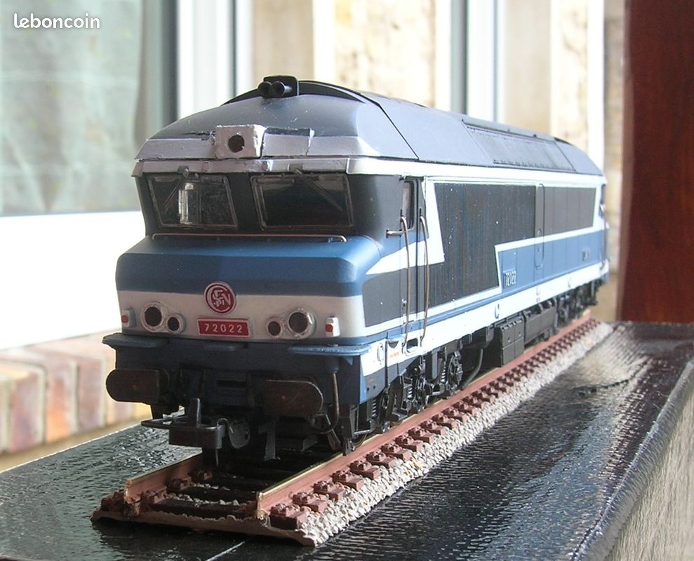 Locomotive Diesel SNCF Gérard TAB 72022 – HO – Époque 3 (1988) – État Superbe