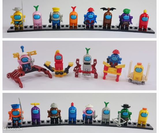 Minifigures Lego Among Us Part 【Free Hidden Dolls Pcs Lego Among