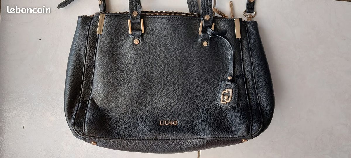 Grand sac à main Liu Jo cuir noir (image 2)
