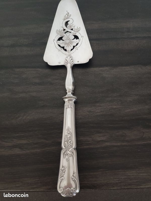 Pelle à Tarte En Argent Massif – Style Art Nouveau – Occasion – Belle Pièce