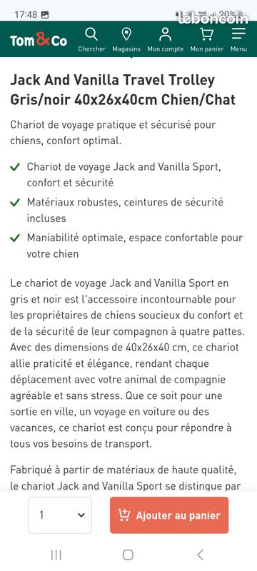 Trolley transport chien chat (image 6)