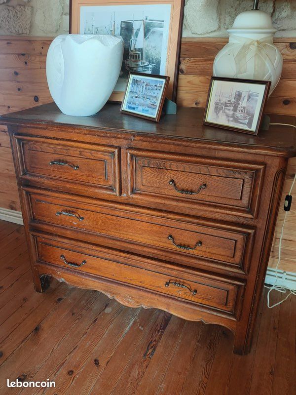 Commode bois massif (image 1)