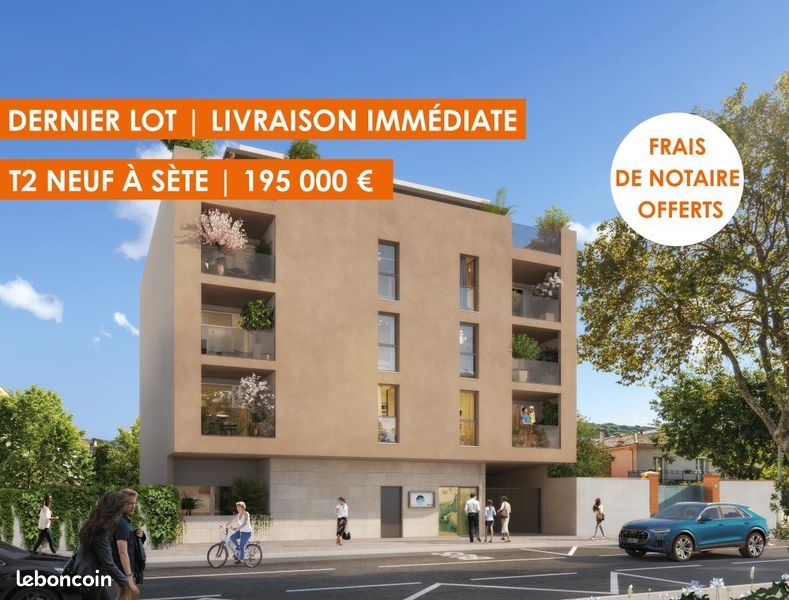 Appartement 2 pièces 44 m² · à Sète · 44 m² · 195 000 €