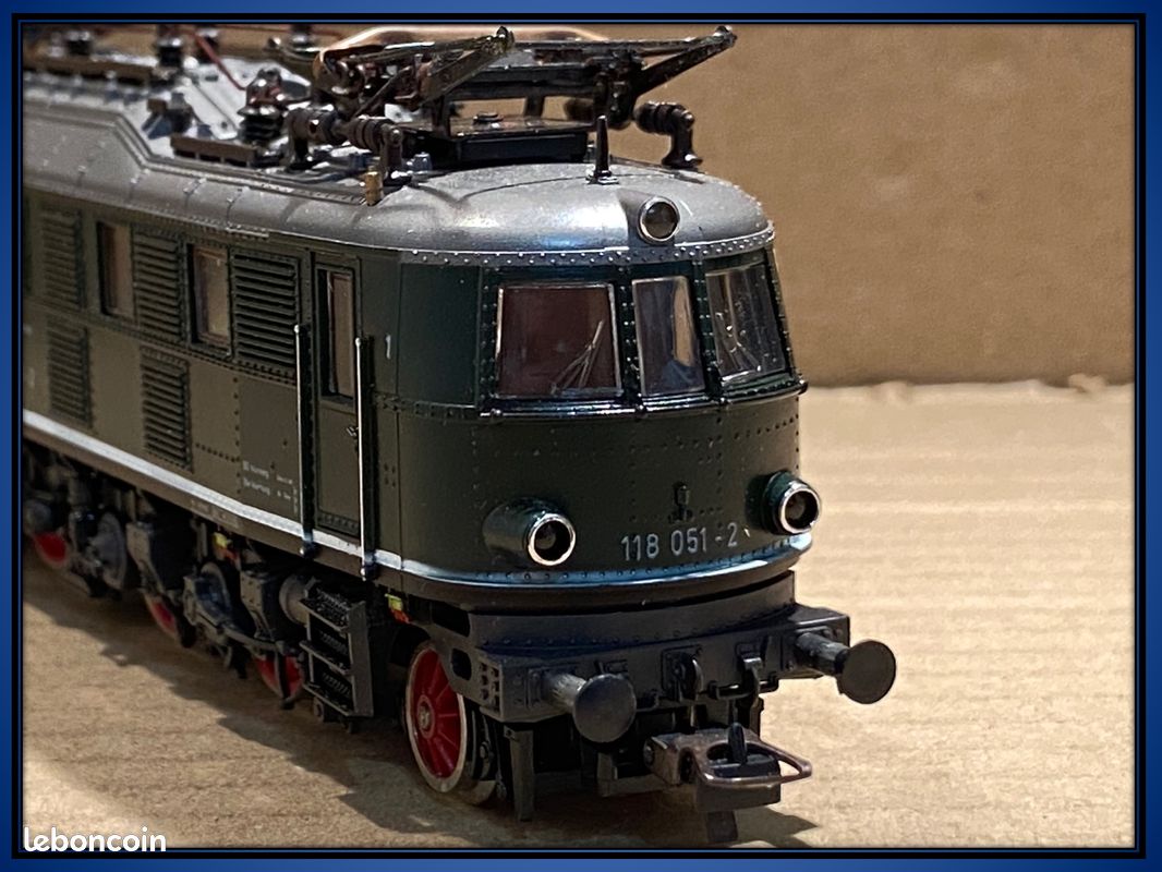 Locomotive électrique Roco H0 4141B - DB BR 118 014-0 - Analogique AC - Occasion