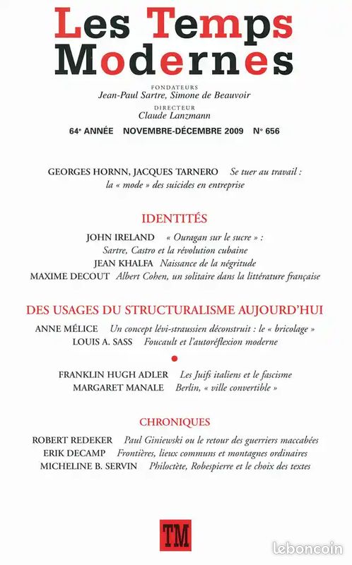 Les temps moderne N°654 - 9782070125586 - NEUF (image 1)