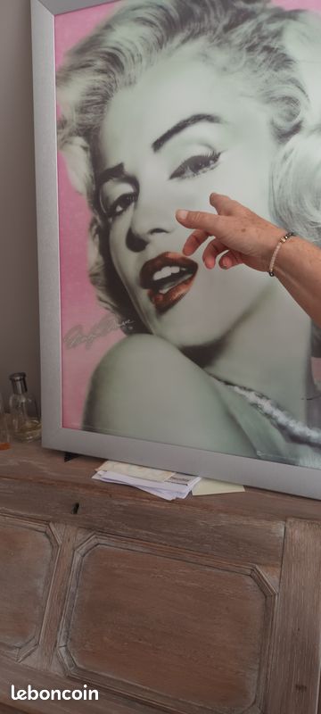Tableau de marilyne monroe avec reflet (image 4)