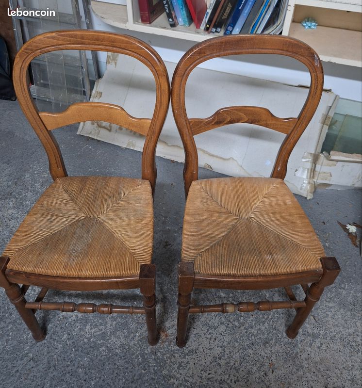 2 chaises Louis Philippe (image 1)