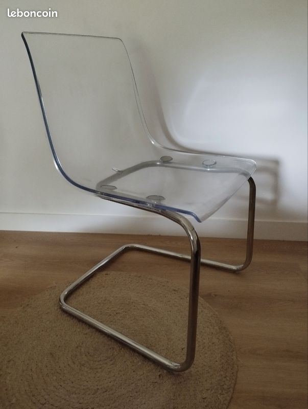 Lot de 4 chaises chrome (image 2)
