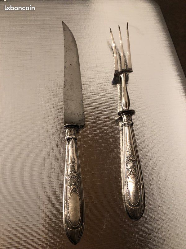 Service à découper / fourchette et couteau de service - Arts de la table