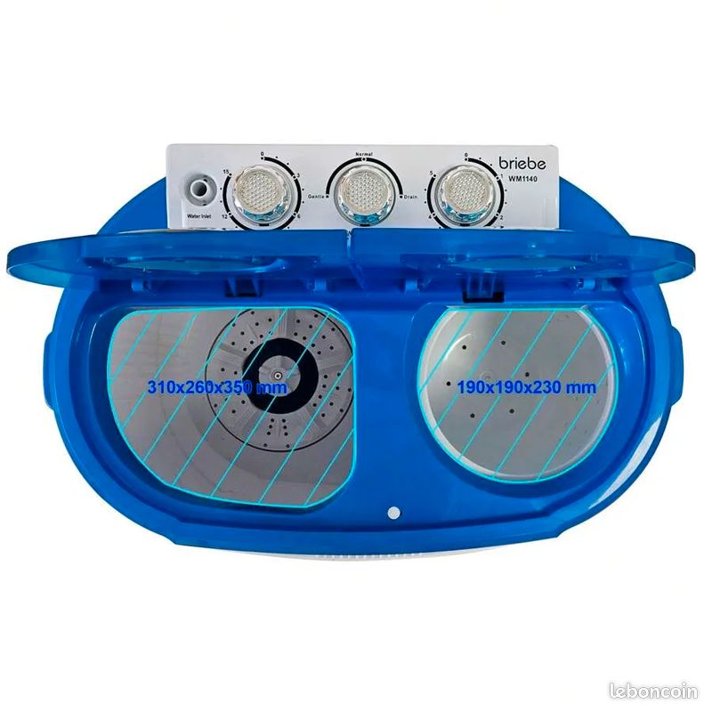 Machine À Laver Portable Camping Mini Machine A Laver 2.8L Lave Linge Portable Camping Avec