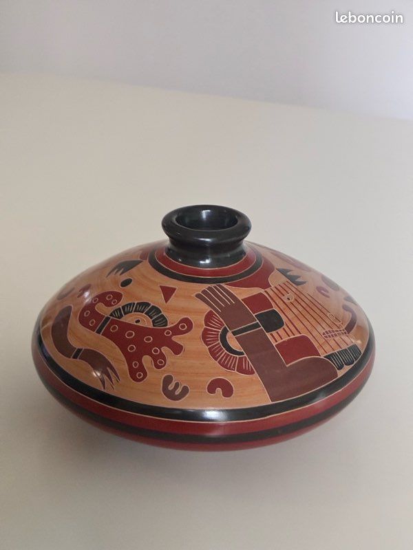 Nicaragua 🇳🇮 Magnifique Vase Emmanuel Maldonado (image 17)