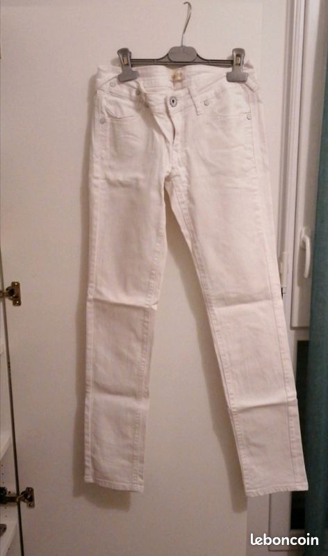 Pantalon blanc (image 1)