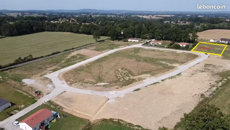 TERRAIN CONSTRUCTIBLE 2112m2 15min centre ville
