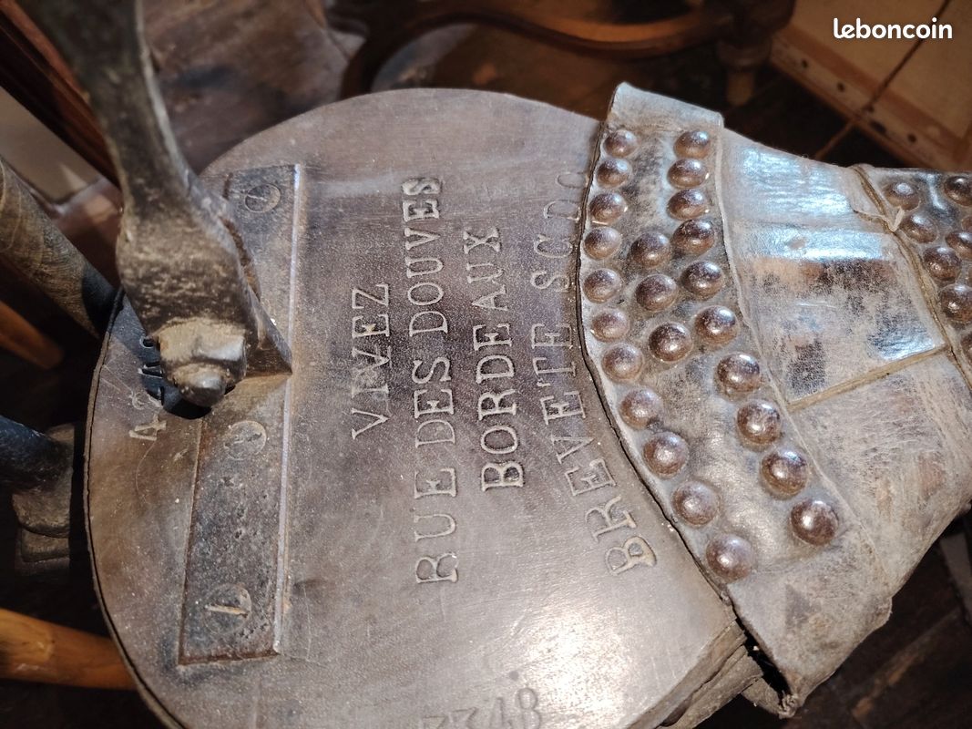 Soufflet vinicole ancien bordeaux 19 e (image 3)