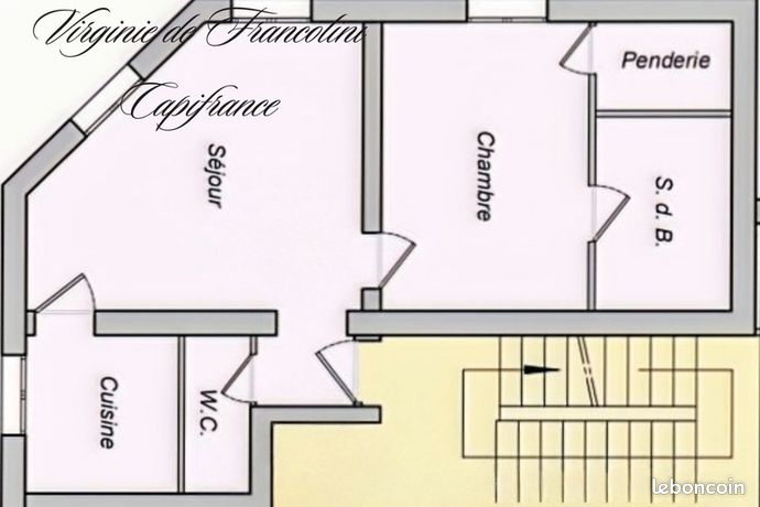 Appartement 2 pièces 37 m²