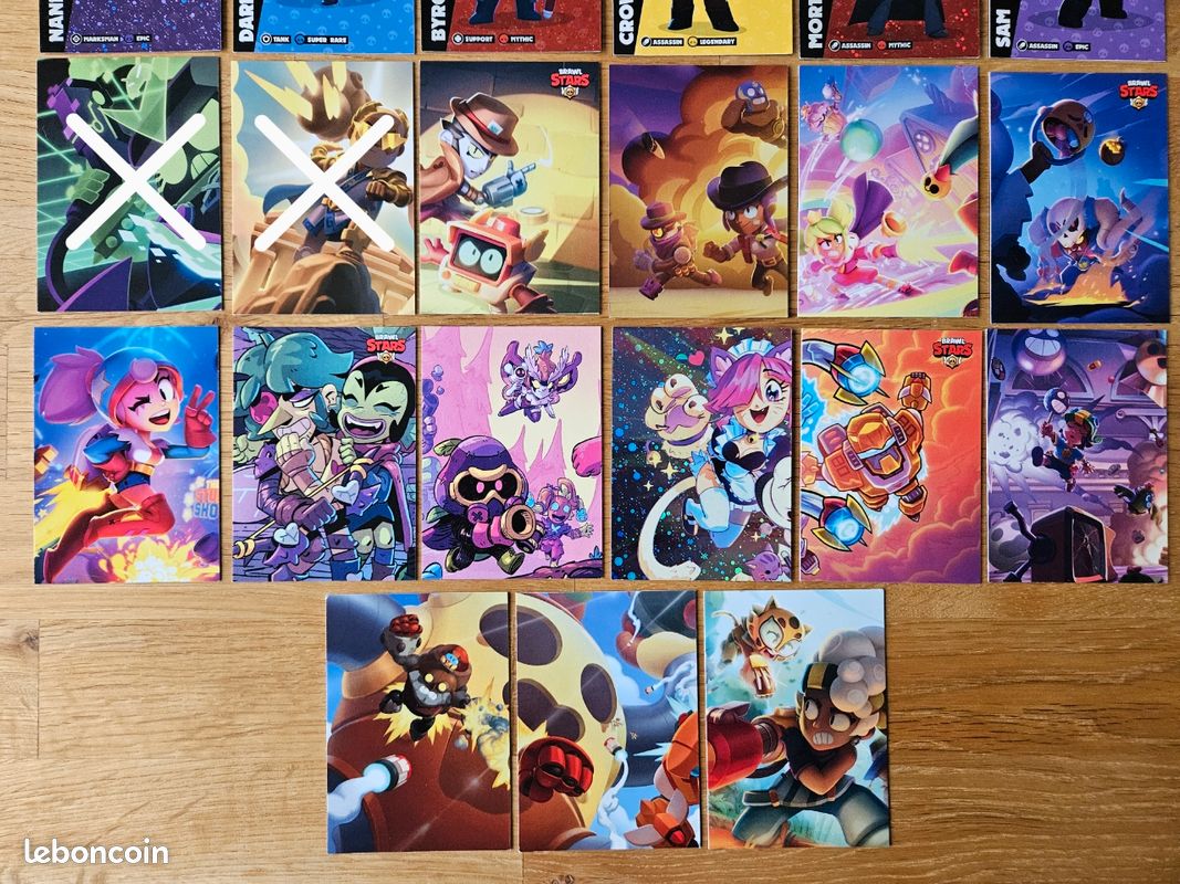 Lot De Cartes Brawl Stars Série 1 Panini – 1 Chemise + 2 Boosters + Carte Anniversaire – Collectionneur De Skins Et Cartes Gold