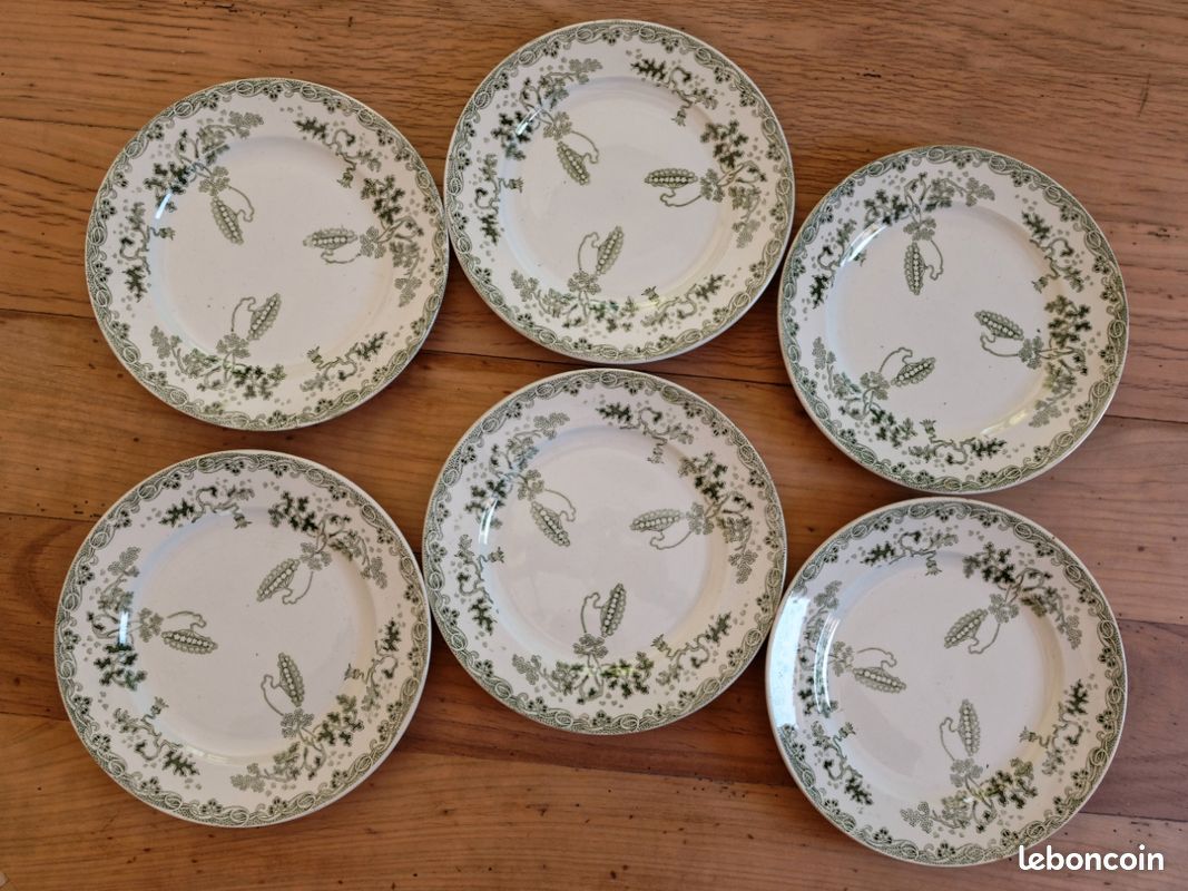 Assiettes terre de fer St Amand & Hamage ”Mdern Style" (12 euros l’unité) (image 2)