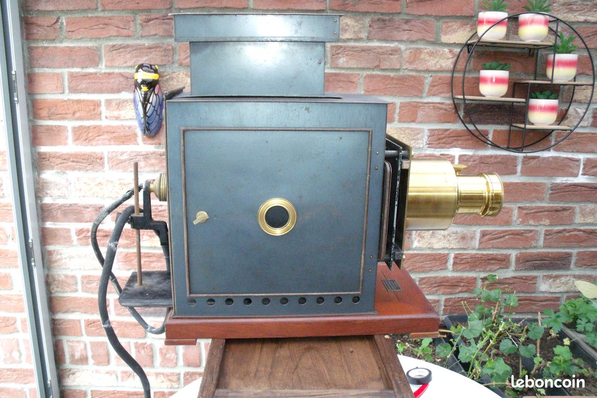 Petite Lanterne Magique Projecteur – Antique 1900, Diapositives, état Correct