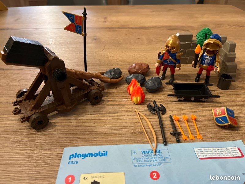 Lot De 2 Boîtes Playmobil 6038 Et 6039 - Jouets D'occasion Complets