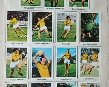 13 Vignettes Images Ageducatif 1975/76 | Équipe De Marseille, Rare, Collection Football