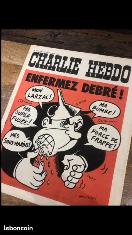 Charlie Hebdo 1972 wolinski comme neuf (image 1)