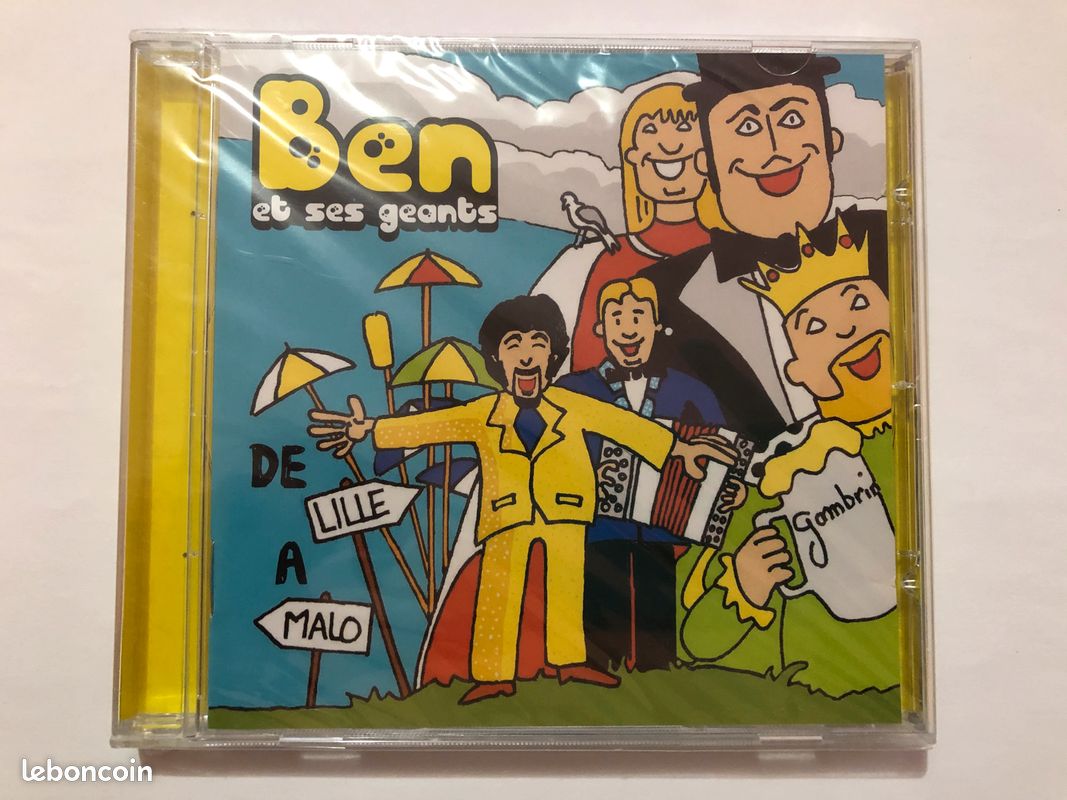 CD Album Ben et ses geants - De Lille a Malo - Neuf sous blister (image 1)