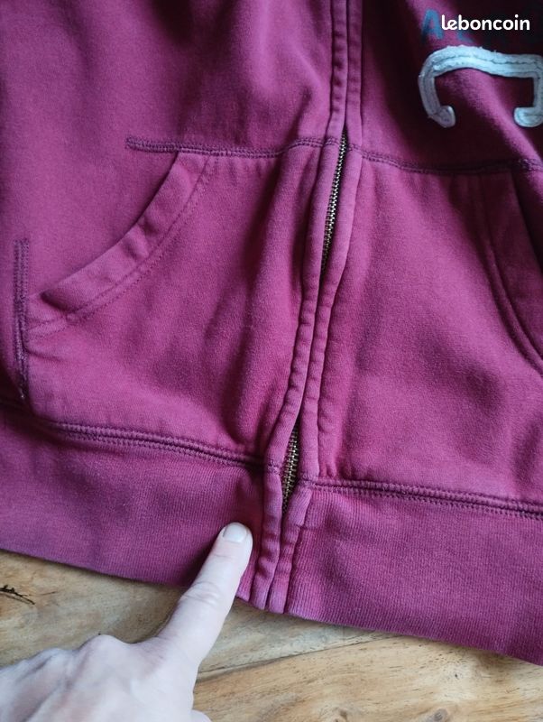 Gilet sweat zippé à capuche garçon 8 - 10 ans (image 7)