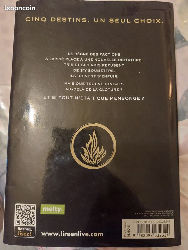 Livre Divergente 3 (image 2)