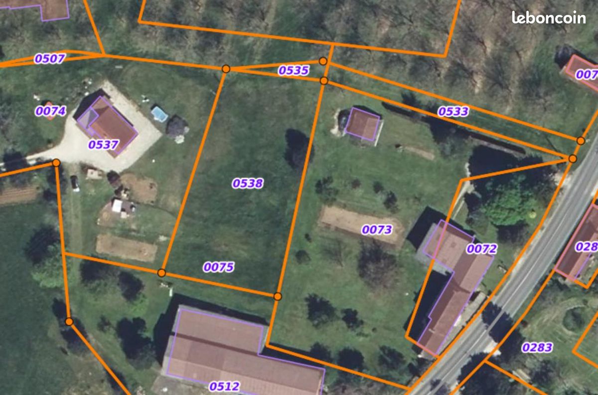Terrain 2 174 m² Saint Crepin Et Carlucet · à Saint-Crépin-Et-Carlucet · 41 406 €