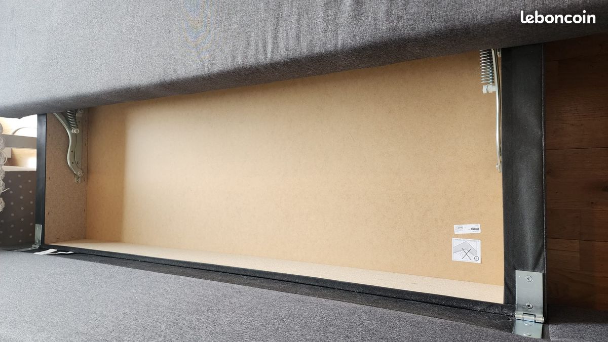 IKEA ASARUM Convertible 3 places, gris (image 6)