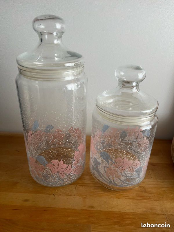 Lot de 2 pots de rangement cuisine salle de bain (image 2)