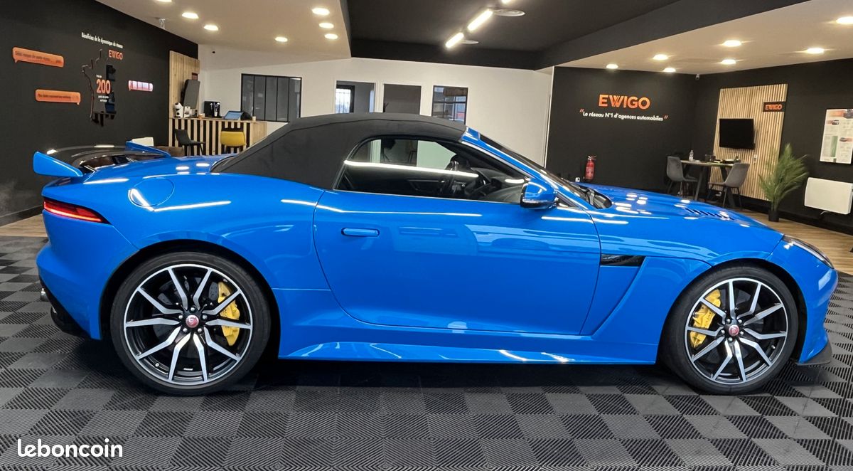 Jaguar f-type svr 5.0 v8 cabriolet / freins carbone ceramique / entretien jaguar / malus payé (image 13)