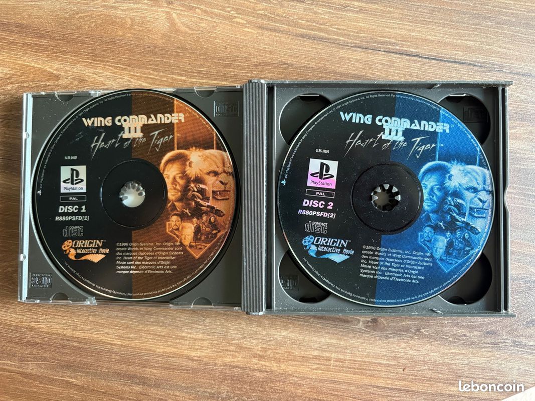 WING COMMANDER III playstation 1 (PS1