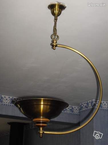 Suspension laiton et bois (image 1)