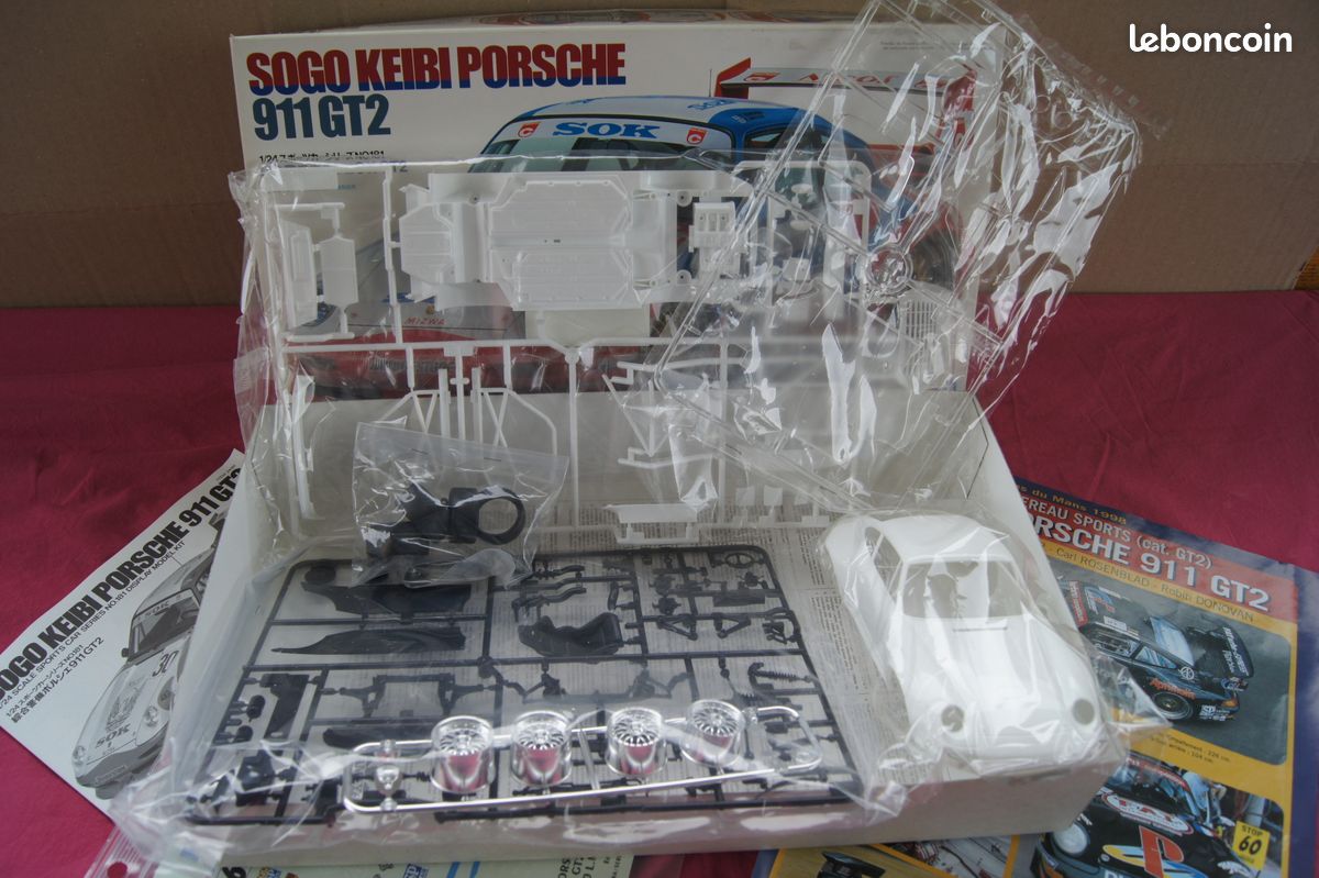 Vintage Tamiya 1/24 Réf 24181 Porsche 911 GT2 Sogo Keibi Neuve