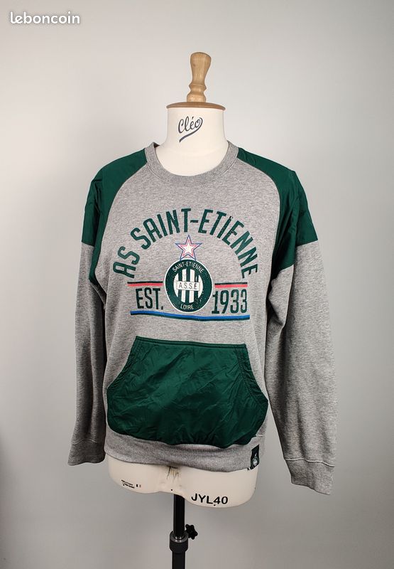 Sweat AS Saint-Étienne ASSE Collection Officielle - Femme Taille M à Capuche