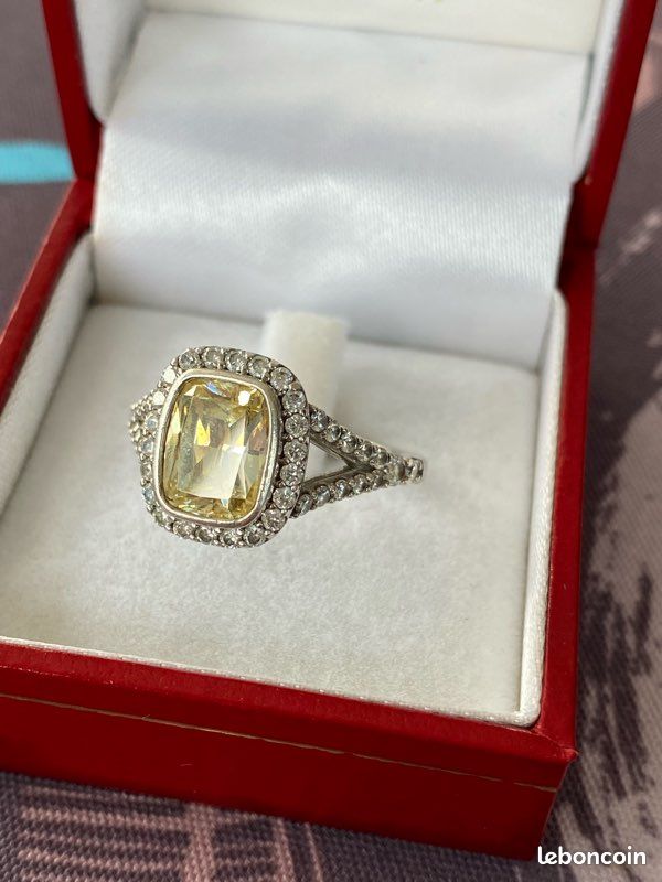 Bague zirconium argent (image 4)