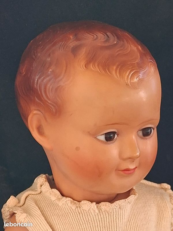 Beau baigneur petitcollin en celluloid 40 cm (image 6)
