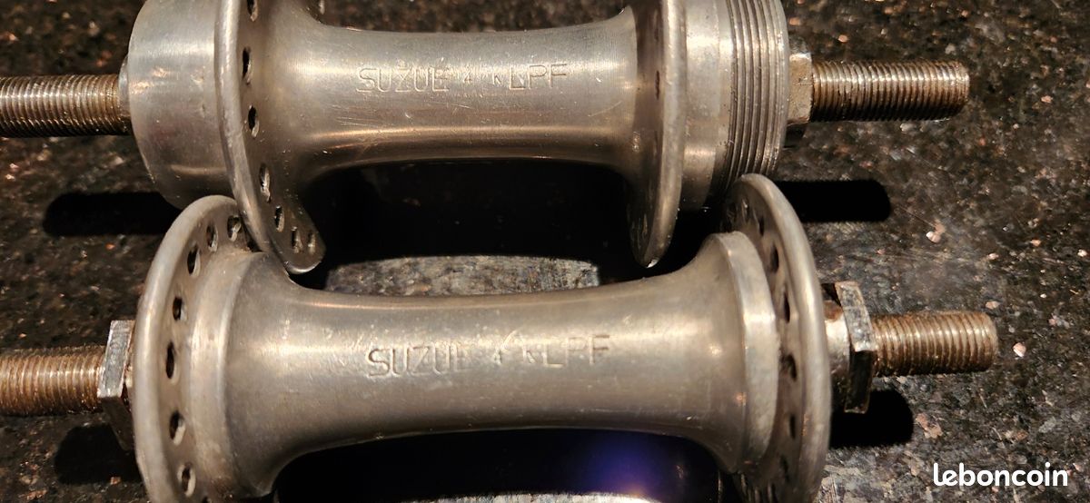 Moyeu Avant BMX Suzue 5F LPF – 36 Trous – Japon 1985 – Aluminium (occasion)