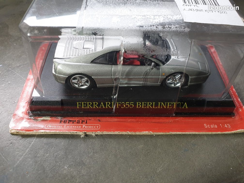 Miniature Ferrari 355 Spider 1/12 Top Marques - Édition Limitée 250ex, Argentée